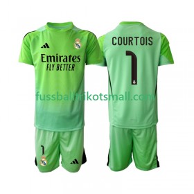 Fußballtrikots Real Madrid Thibaut Courtois 1 Kinder 2025-2026 Kurzarm Auswärts-trikot kaufen